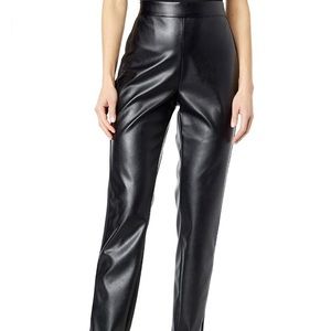 Halston Side Stripe Black Legging Pants